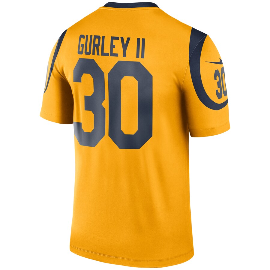 Los Angeles Rams Todd Gurley II Legend NFL jersey front view