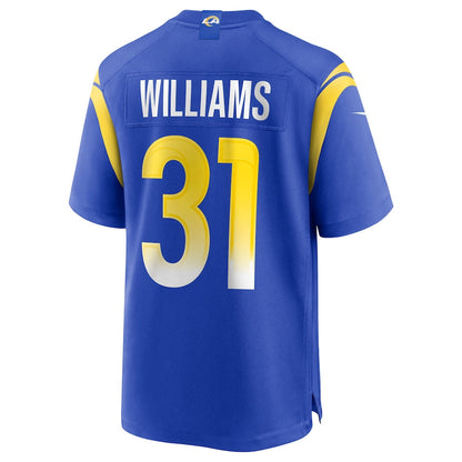 Los Angeles Rams Darious Williams NFL jersey front view