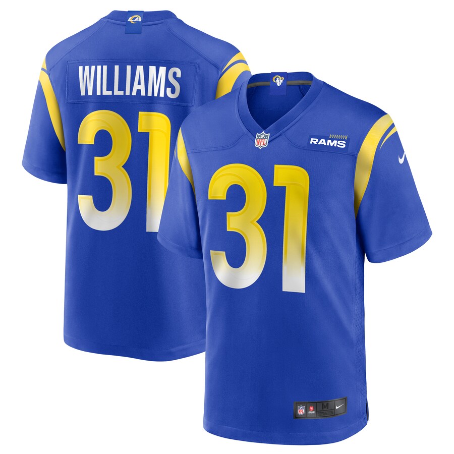 Los Angeles Rams Darious Williams NFL jersey front view