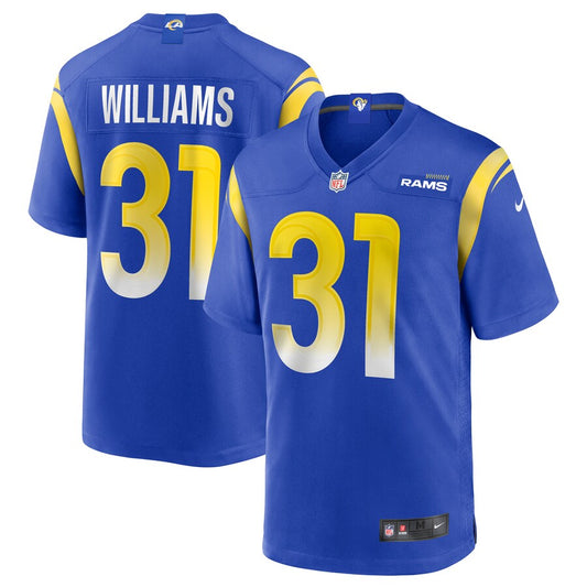 Los Angeles Rams Darious Williams NFL jersey front view