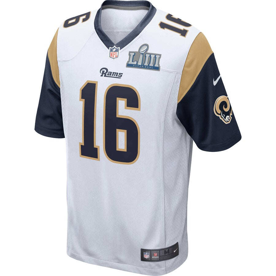 Los Angeles Rams Jared Goff Super Bowl Liii NFL jersey front view