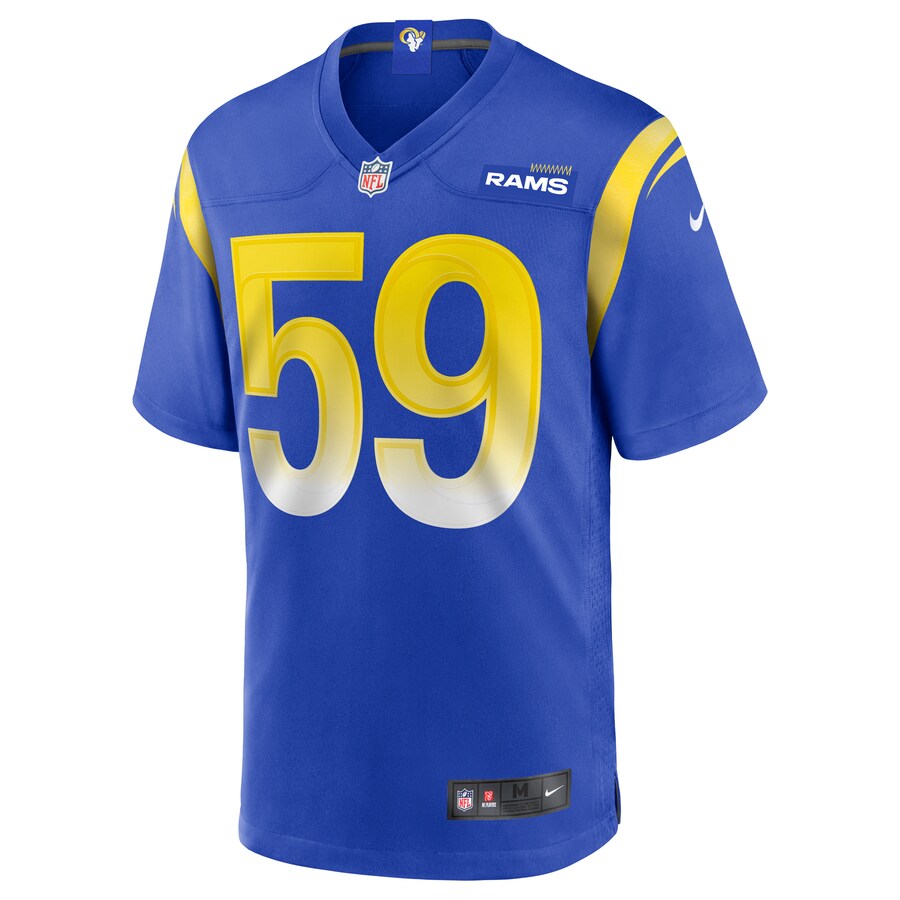 Los Angeles Rams Micah Kiser NFL jersey front view