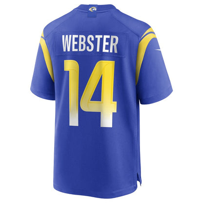 Los Angeles Rams Nsimba Webster NFL jersey front view