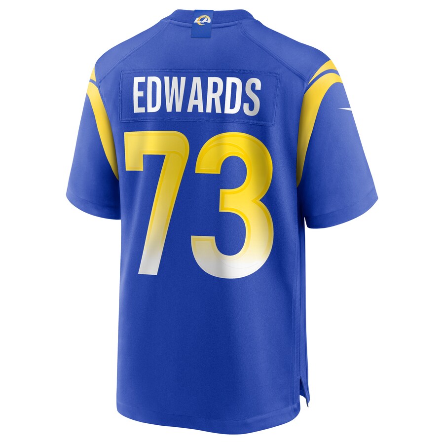 Los Angeles Rams David Edwards NFL jersey front view