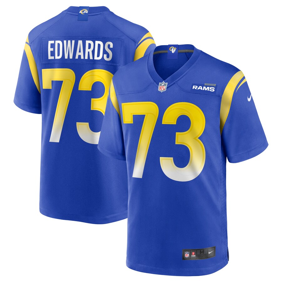 Los Angeles Rams David Edwards NFL jersey front view