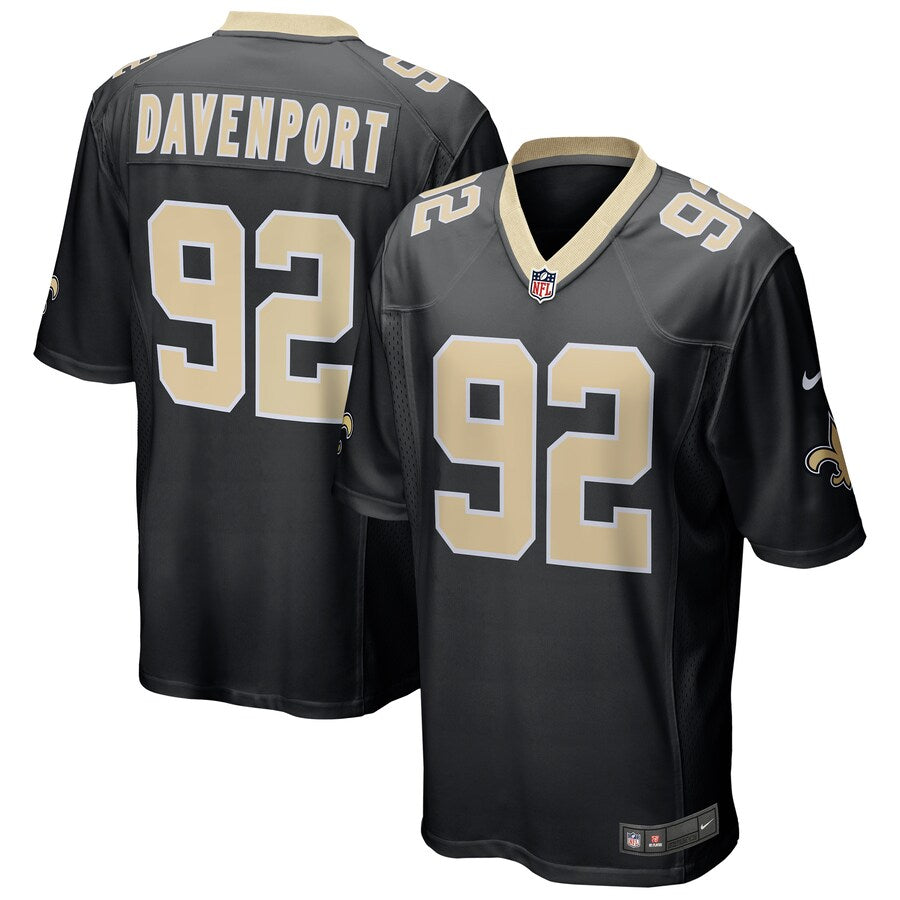 New Orleans Saints Marcus Davenport NFL jersey front view