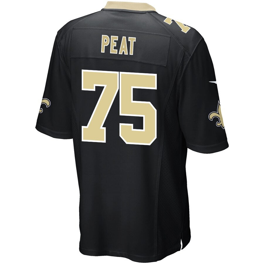 New Orleans Saints Andrus Peat NFL jersey front view