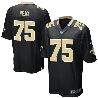 New Orleans Saints Andrus Peat NFL jersey front view