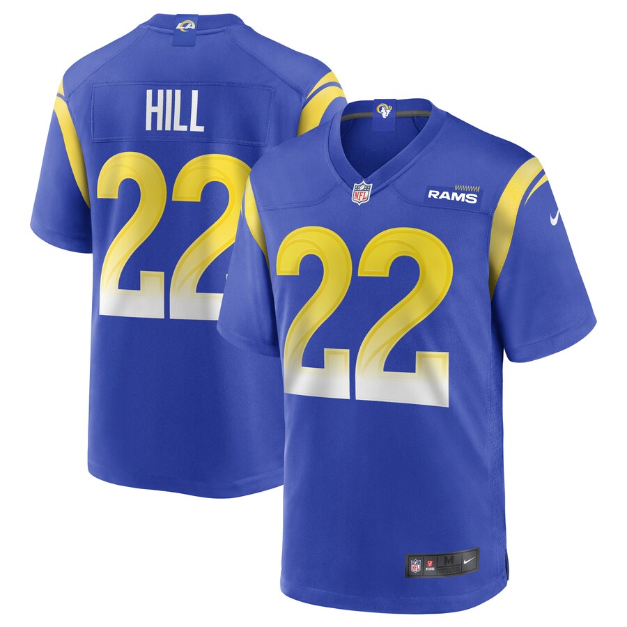 Los Angeles Rams Troy Hill NFL jersey front view