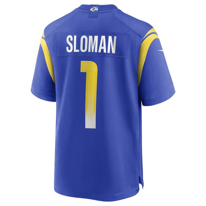 Los Angeles Rams Samuel Sloman NFL jersey front view