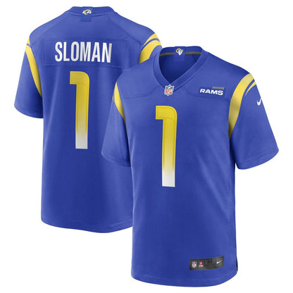 Los Angeles Rams Samuel Sloman NFL jersey front view