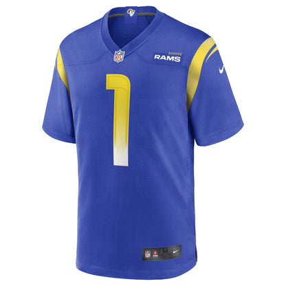 Los Angeles Rams Samuel Sloman NFL jersey front view