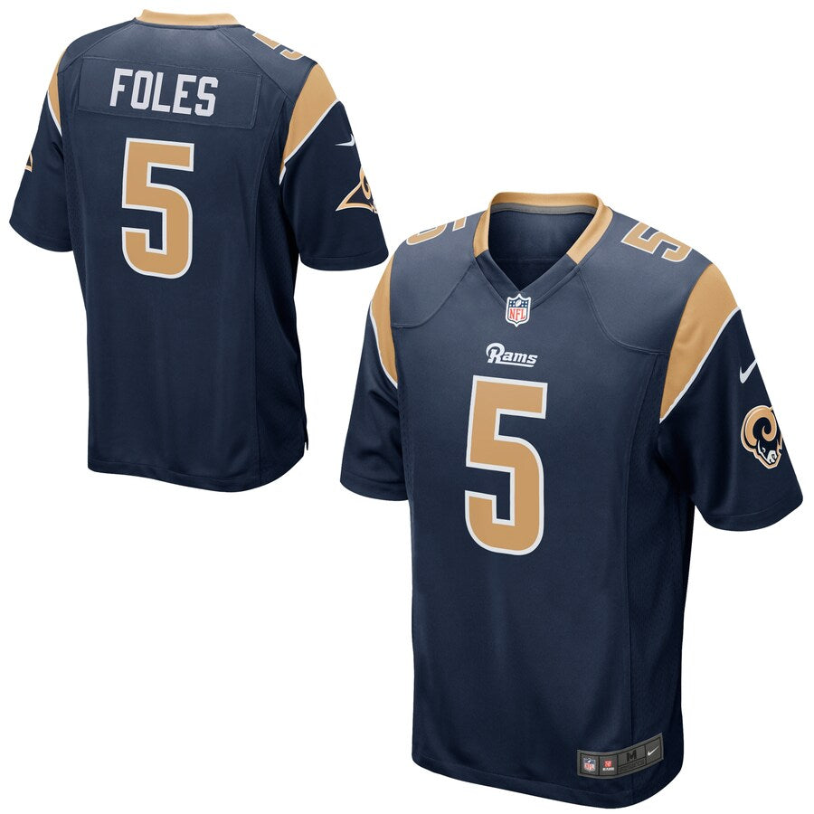 Los Angeles Rams Nick Foles NFL jersey front view