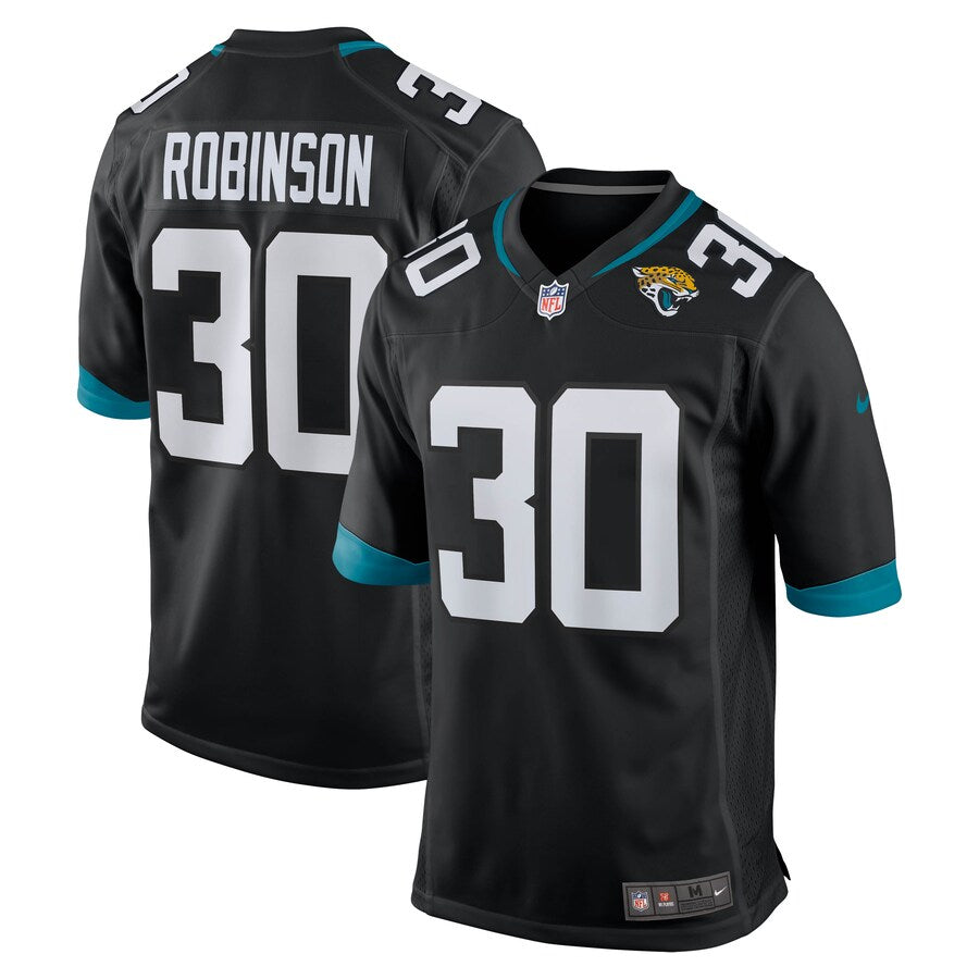 Jacksonville Jaguars James Robinson NFL jersey front view