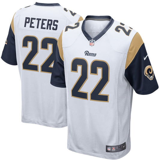 Los Angeles Rams Marcus Peters NFL jersey front view