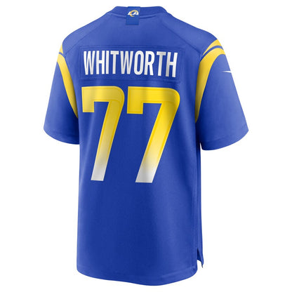 Los Angeles Rams Andrew Whitworth NFL jersey front view