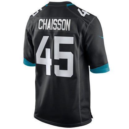 Jacksonville Jaguars Klavon Chaisson Draft First Round NFL jersey front view