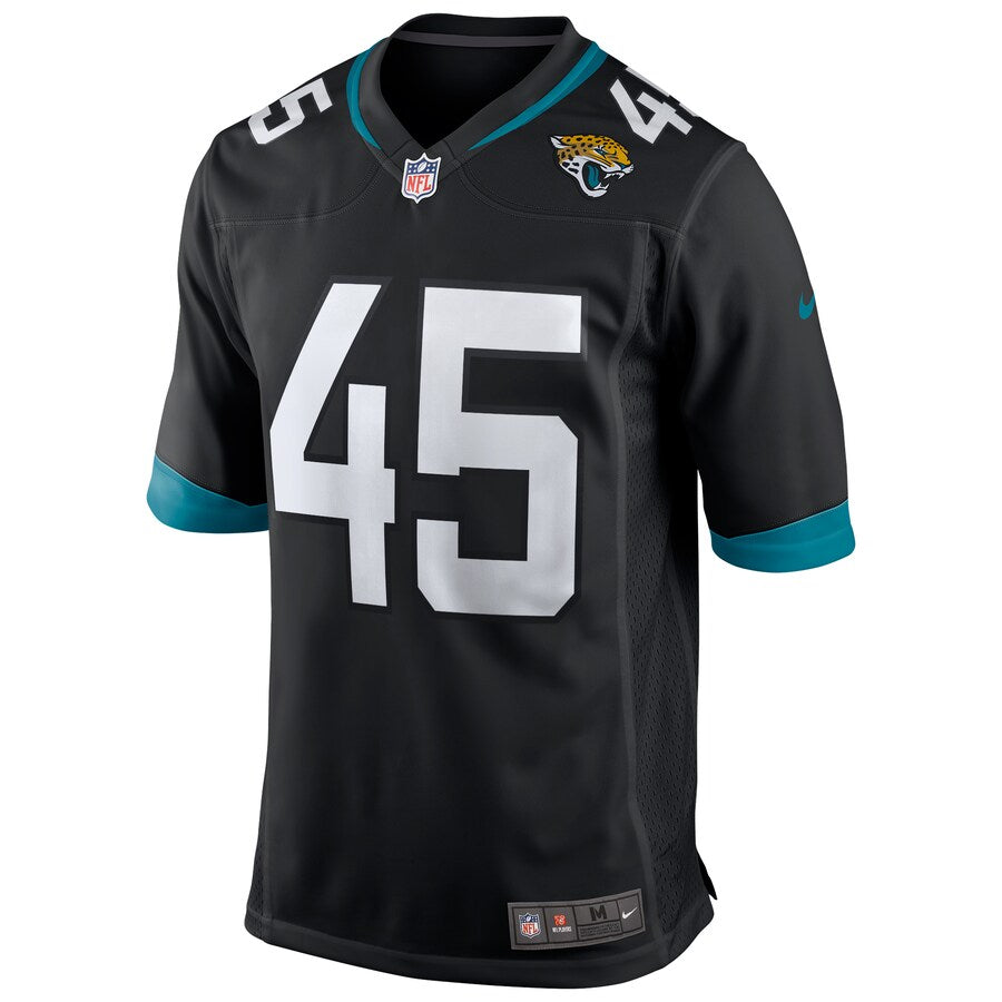 Jacksonville Jaguars Klavon Chaisson Draft First Round NFL jersey front view