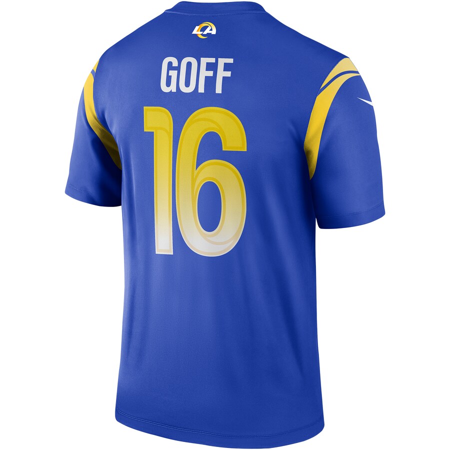 Los Angeles Rams Jared Goff Legend NFL jersey front view