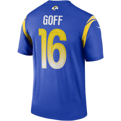 Los Angeles Rams Jared Goff Legend NFL jersey front view