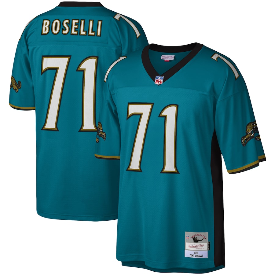 Jacksonville Jaguars Tony Boselli Legacy NFL jersey front view