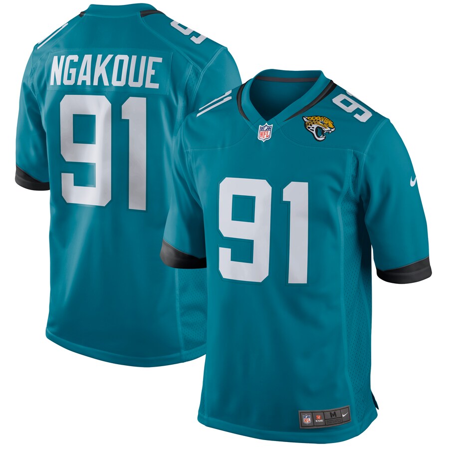 Jacksonville Jaguars Yannick Ngakoue NFL jersey front view