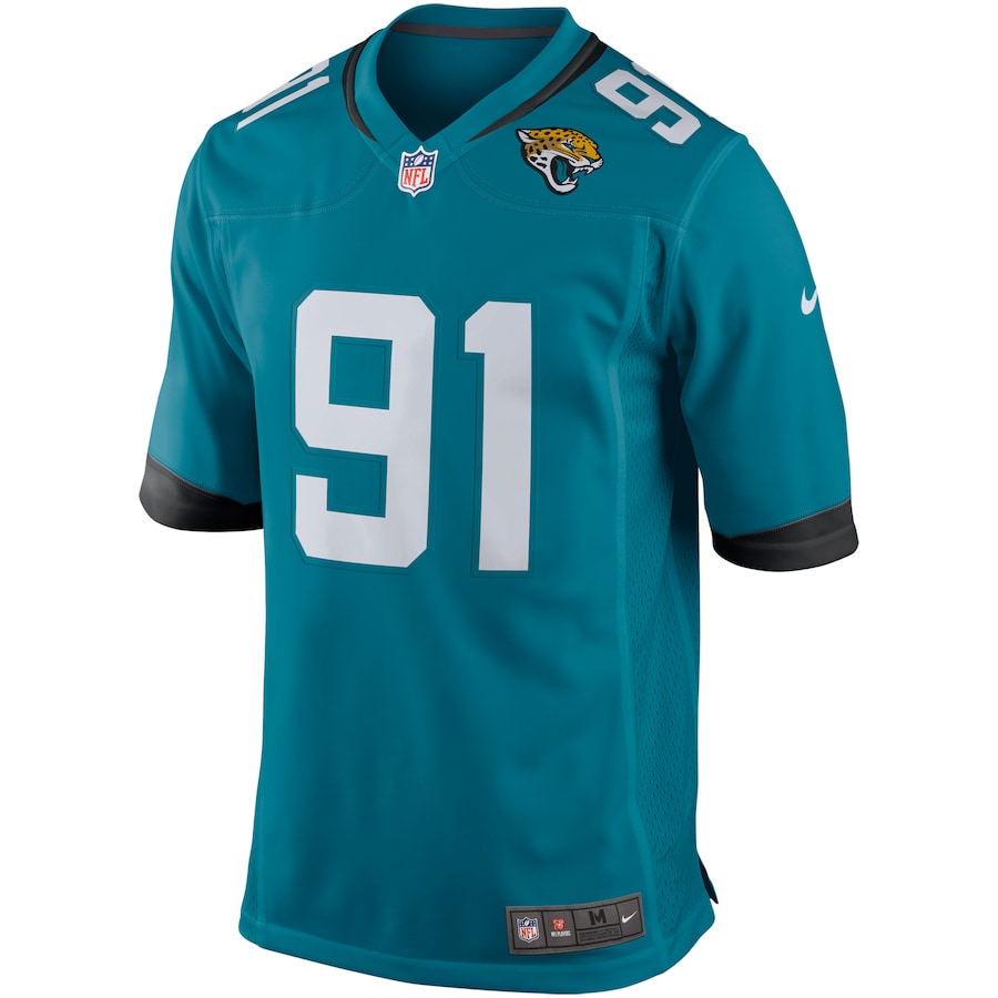 Jacksonville Jaguars Yannick Ngakoue NFL jersey front view