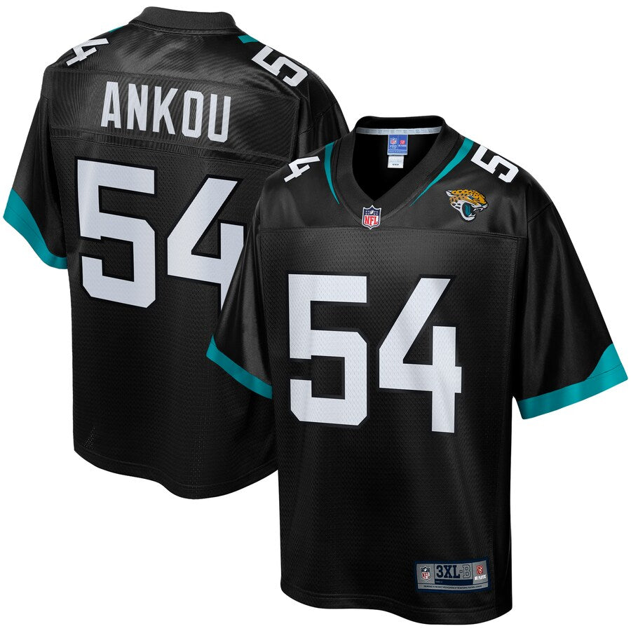 Jacksonville Jaguars Eli Ankou Big Tall NFL jersey front view