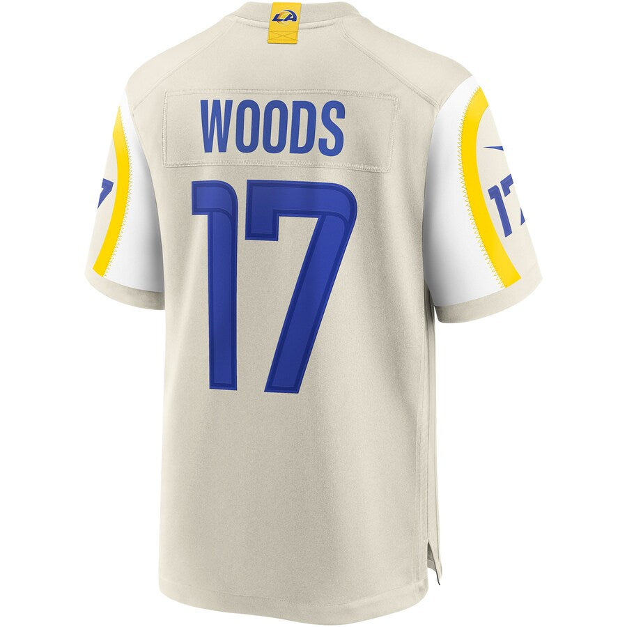 Los Angeles Rams Robert Woods Bone NFL jersey front view