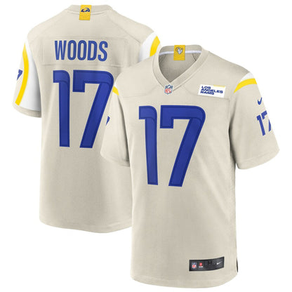 Los Angeles Rams Robert Woods Bone NFL jersey front view