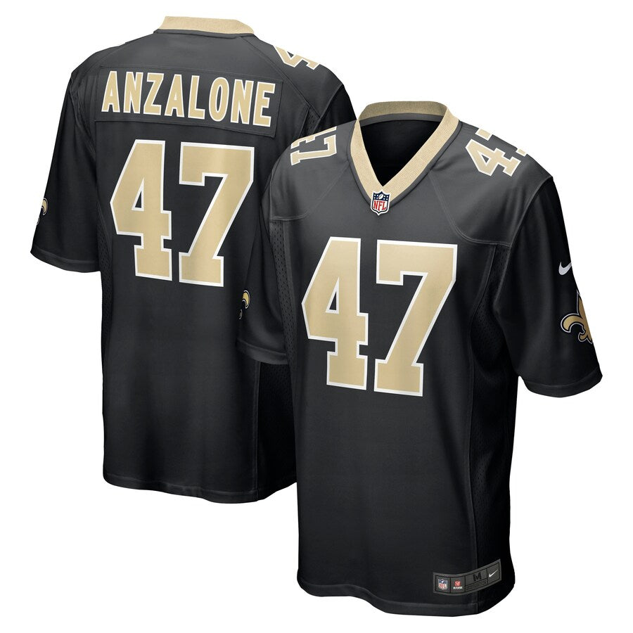 New Orleans Saints Alex Anzalone NFL jersey front view