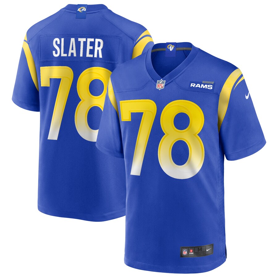 Los Angeles Rams Jackie Slater NFL jersey front view
