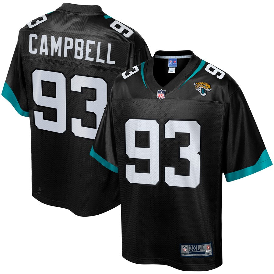 Jacksonville Jaguars Calais Campbell Big Tall NFL jersey front view