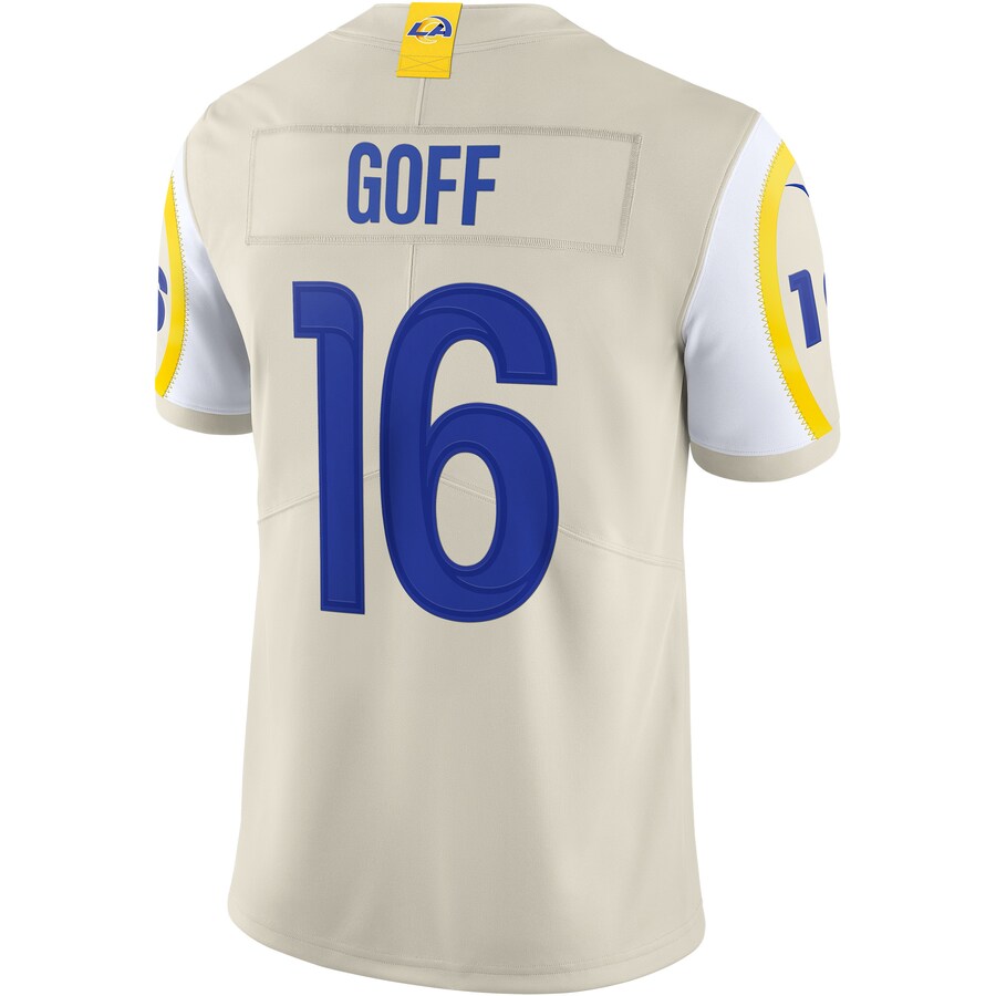 Los Angeles Rams Jared Goff Bone NFL jersey front view