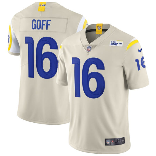 Los Angeles Rams Jared Goff Bone NFL jersey front view