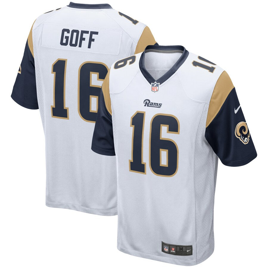 Los Angeles Rams Jared Goff NFL jersey front view