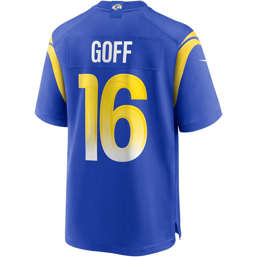 Los Angeles Rams Jared Goff NFL jersey front view