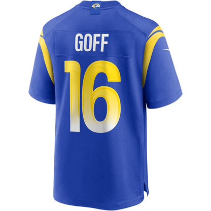Los Angeles Rams Jared Goff NFL jersey front view