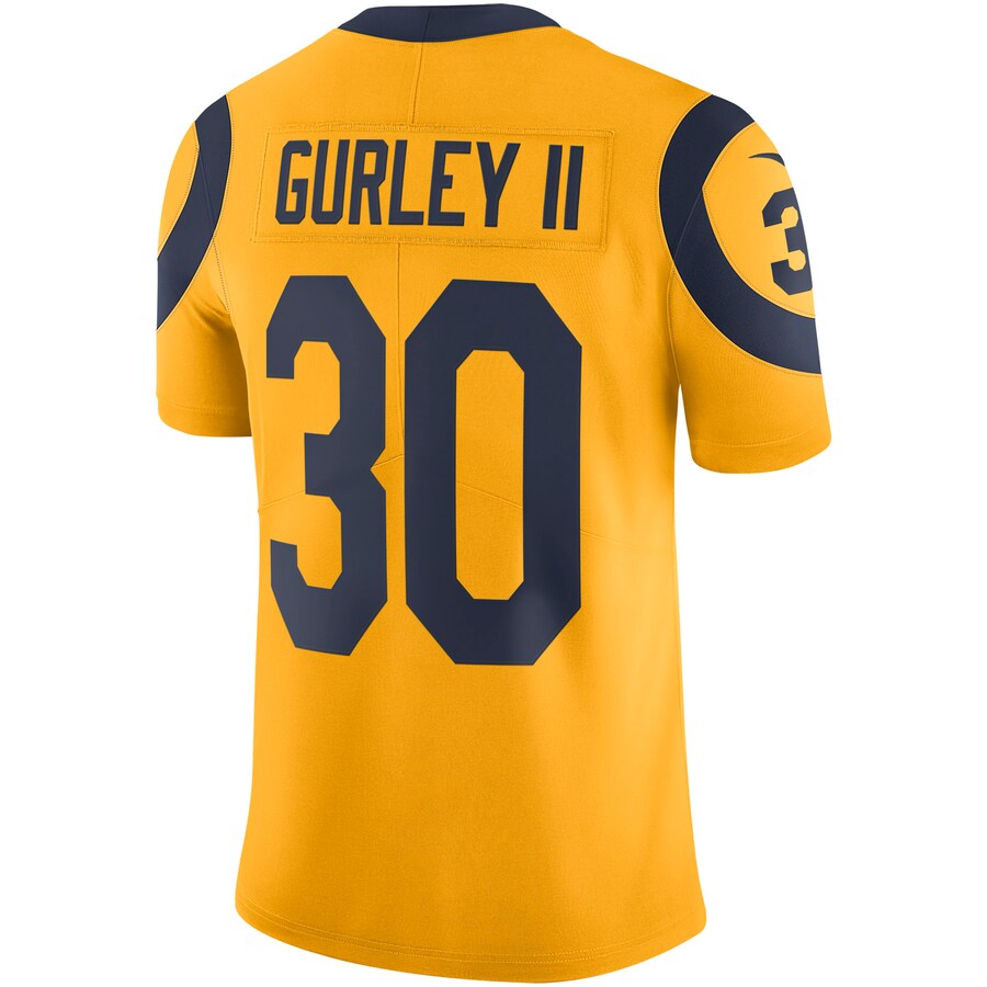 Los Angeles Rams Todd Gurley II NFL jersey front view