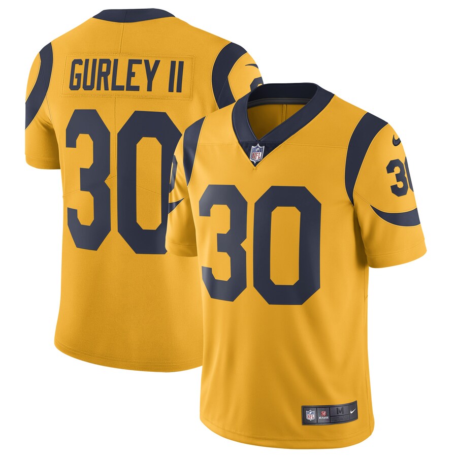 Los Angeles Rams Todd Gurley II NFL jersey front view