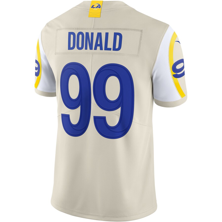 Los Angeles Rams Aaron Donald Bone NFL jersey front view