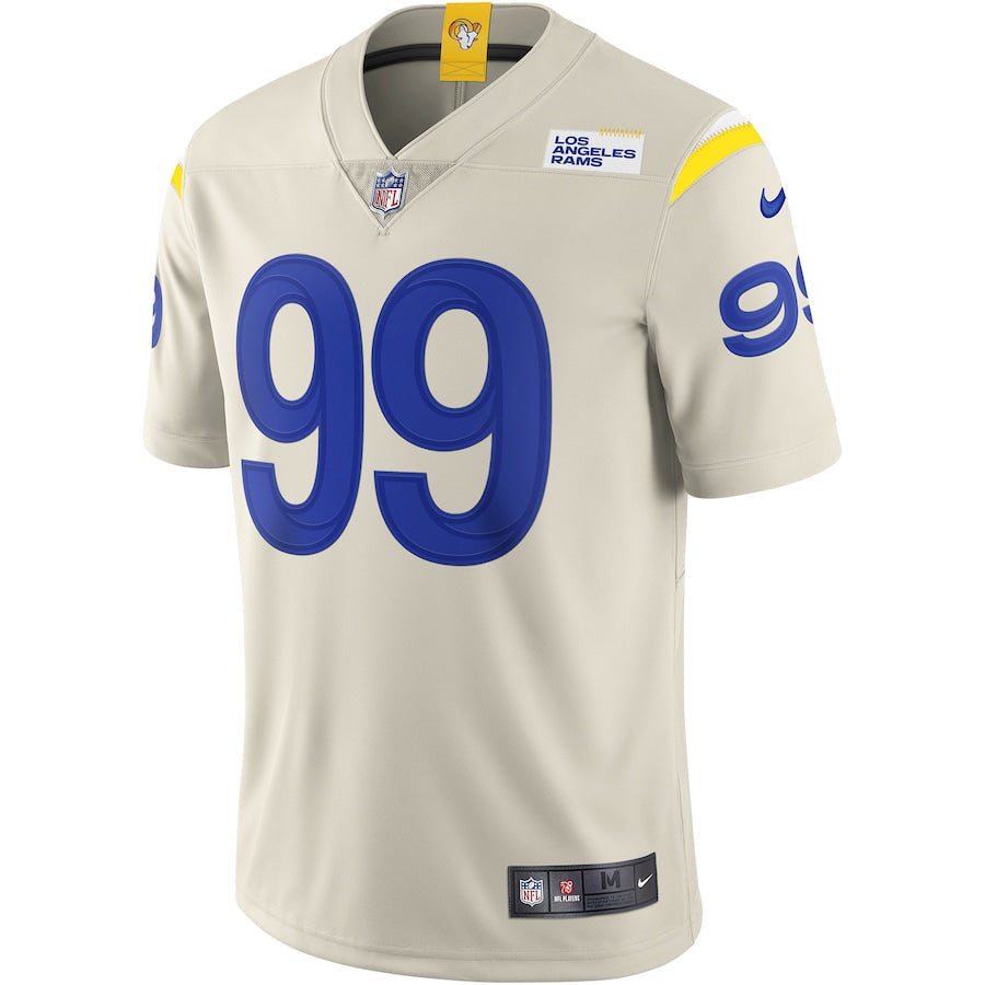 Los Angeles Rams Aaron Donald Bone NFL jersey front view