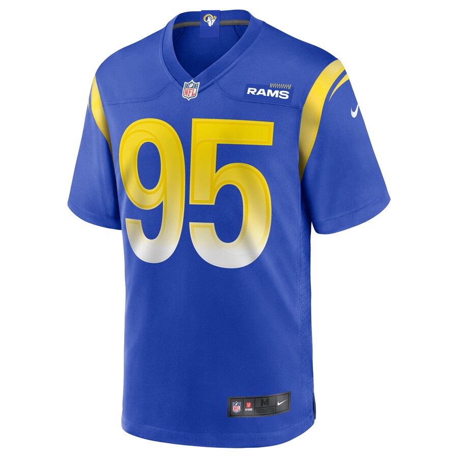 Los Angeles Rams Jachai Polite NFL jersey front view