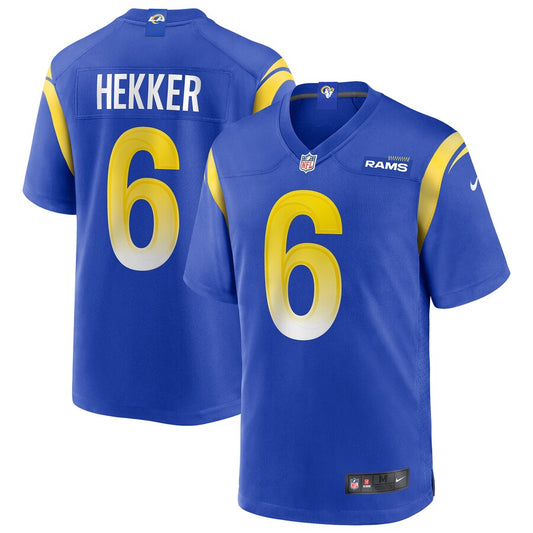 Los Angeles Rams Johnny Hekker NFL jersey front view