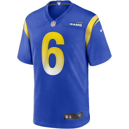 Los Angeles Rams Johnny Hekker NFL jersey front view