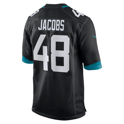 Jacksonville Jaguars Leon Jacobs NFL jersey front view