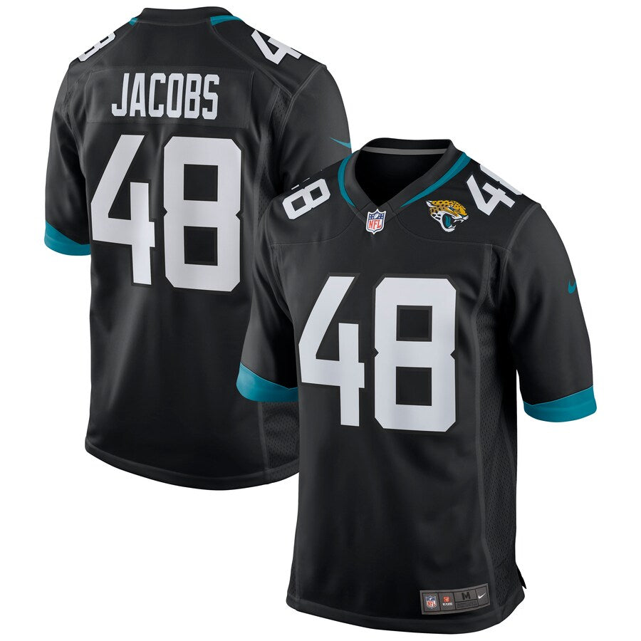 Jacksonville Jaguars Leon Jacobs NFL jersey front view