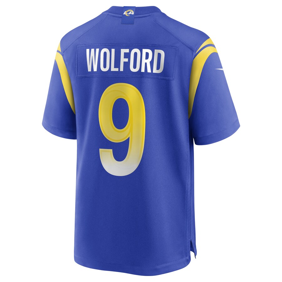 Los Angeles Rams John Wolford NFL jersey front view