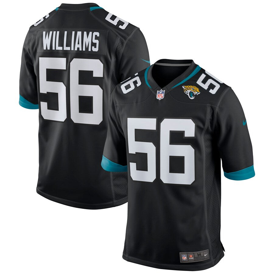 Jacksonville Jaguars Quincy Williams NFL jersey front view