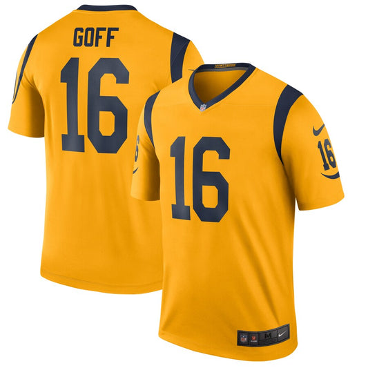 Los Angeles Rams Jared Goff Legend NFL jersey front view